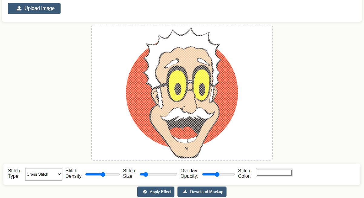 Embroidery Mockup Designer
