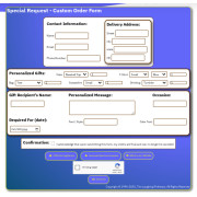 Special Customized Web Page Forms