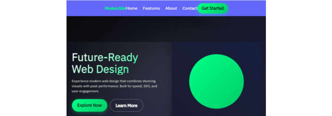 Modern Landing Page - SEO Optimized Design Modern Landing Page - SEO Optimized Design
