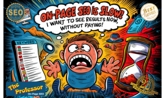On-page seo is slow! I want to see results now, FREE