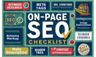 On-Page SEO Checklist. Check every point when done.