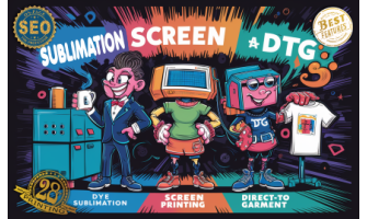 Dye Sublimation vs. Other Printing Methods Screen Printing and DTG