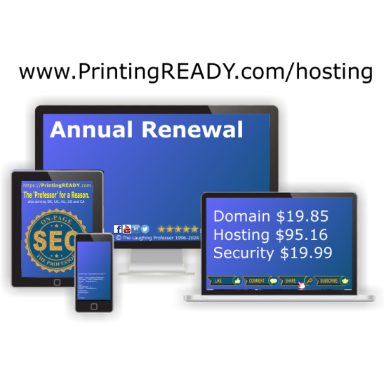 Annual Renewal of services