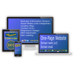 Your Perfect One-Page Website – Business Info, Social Links, Contact Form Your Perfect One-Page Website – Business Info, Social Links, Contact Form