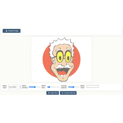Embroidery Mockup Generator - Customer Engaging Embedded Widgets