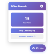 Gift Card Points Rewards - Customer Engaging Embedded Widgets