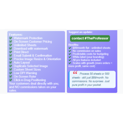 Gang Sheet Builder Pricing | Laughing Professor