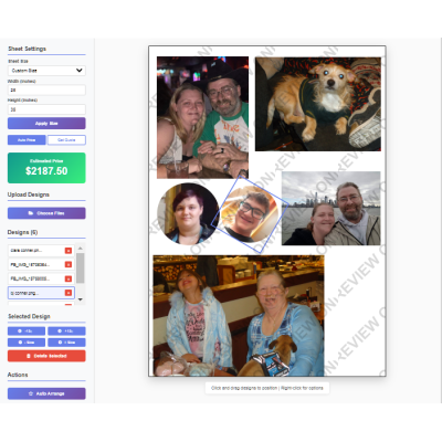 Gang Sheet Builder Pricing | Laughing Professor