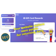 Gift Card Points Rewards - Customer Engaging Embedded Widgets