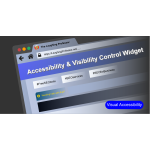 Accessibility ADA Contrast Control Widget - Embedded Widgets