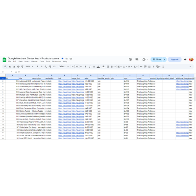 Google Merchant Feed Dashboard - Get Your Products on Google Shopping