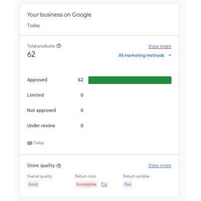 Google Merchant Feed Dashboard - Get Your Products on Google Shopping