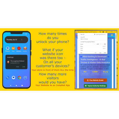 SEO Module #4B: Progressive Web App PWA install setup