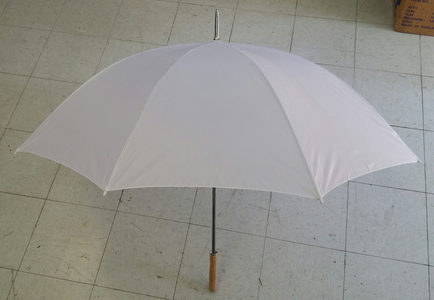 Sublimation Umbrella - white, polyester 60inch