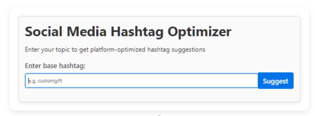 Search for the best Hashtag