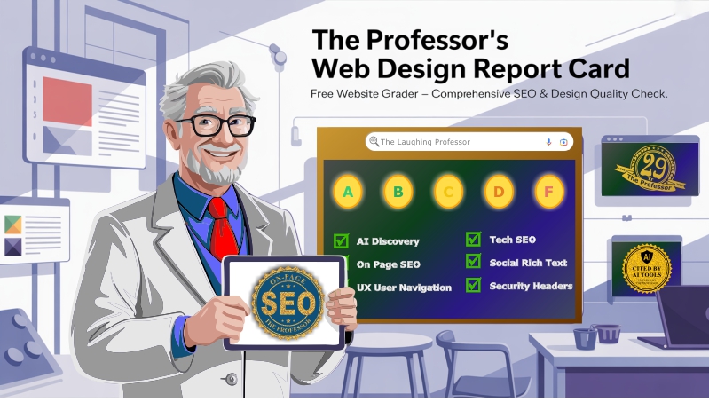 Free Website Grader by The Professor