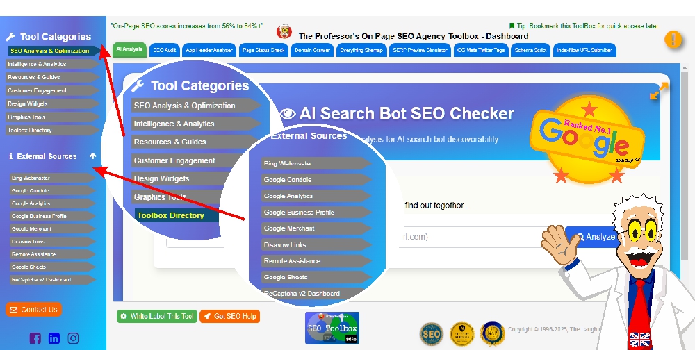Sayfa SEO Ajans Araç Kutusu