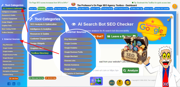 on page seo agency toolbox free