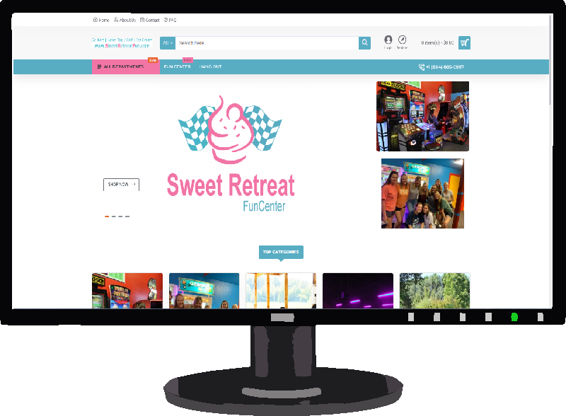 website home page sweet retreat