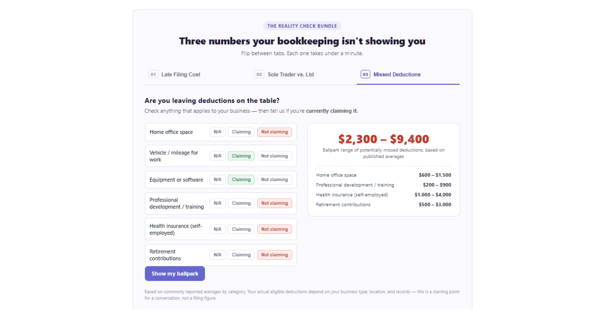 THE REALITY CHECK BUNDLE