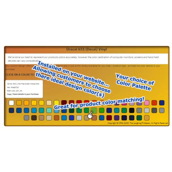 Single Palette, Matching Product Color. - ADD TO YOUR WEBSITE Single Palette, Matching Product Color. - ADD TO YOUR WEBSITE