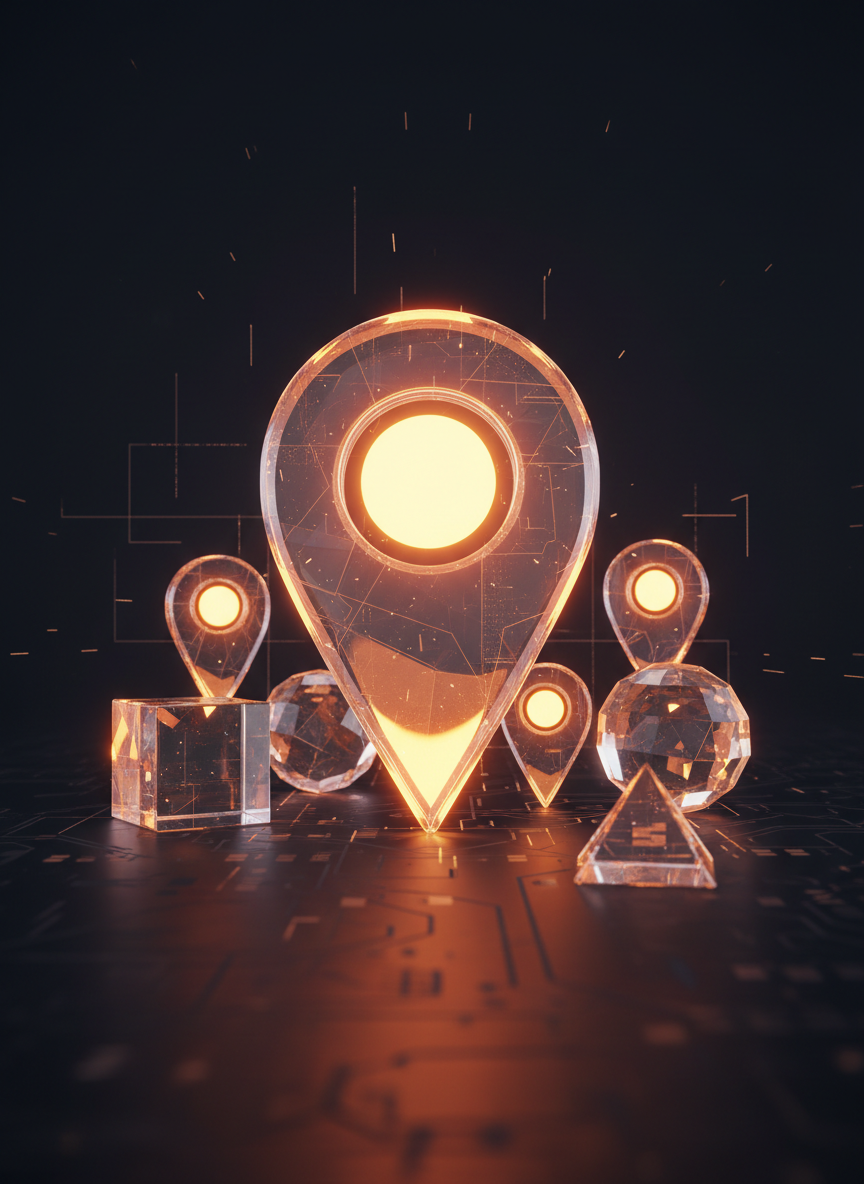 Abstract visual representing Local SEO