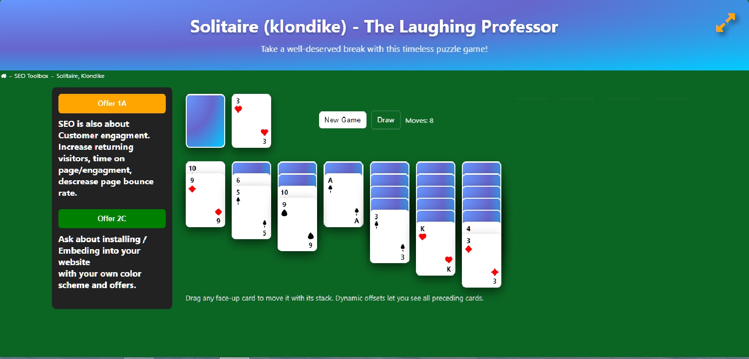 Solitaire, klondike
